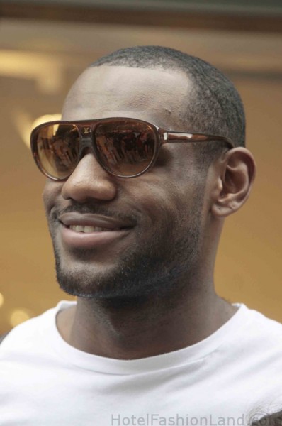 LEBRON JAMES in PARIS, FRANCE