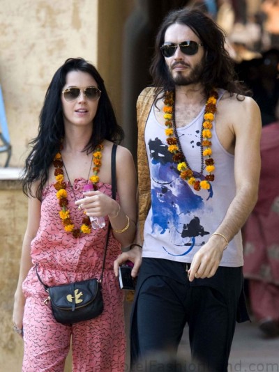 Katy Perry and Russell Brand