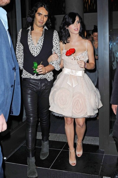 KATY PERRY and RUSSELL BRAND